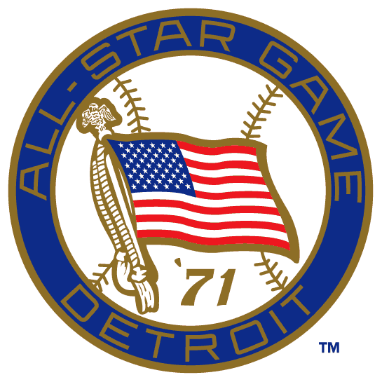 MLB All-Star Game 1971 Primary Logo iron on transfers for clothing